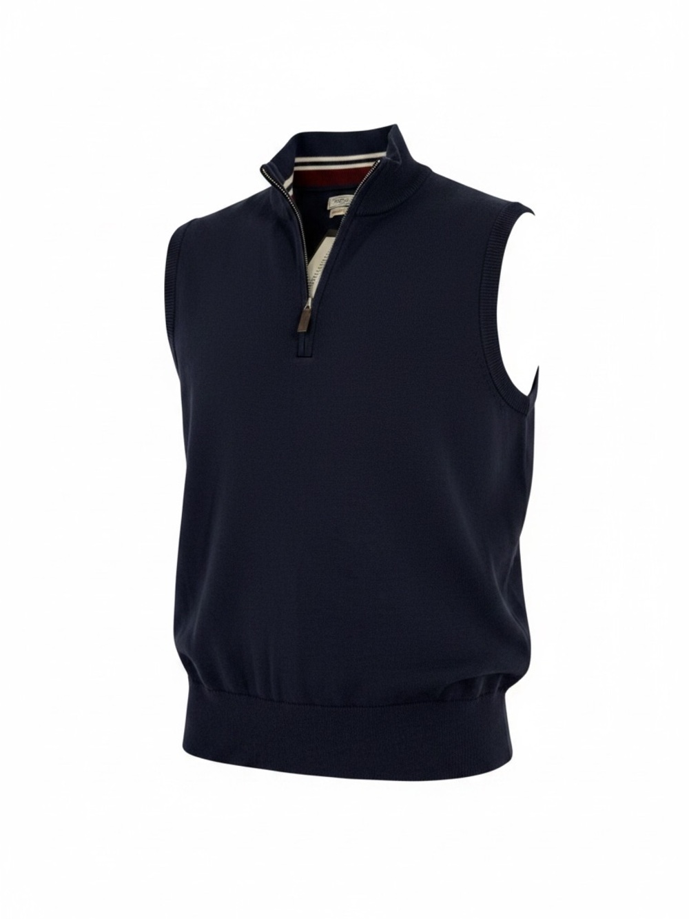 Williams & Kent 100% Merino wool Quarter-Zip Sweater Vest NWT Medium Made Italy
